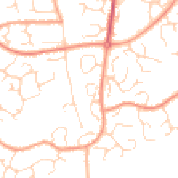 Daytime road noise heatmap for CM3 5GD