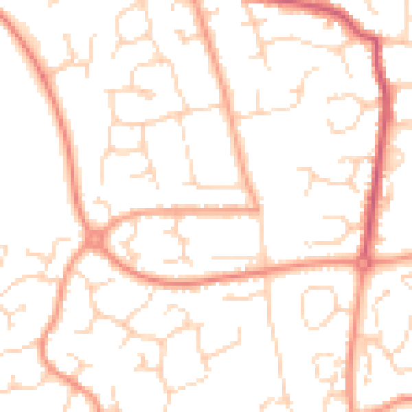 Daytime road noise heatmap for CM3 5LP