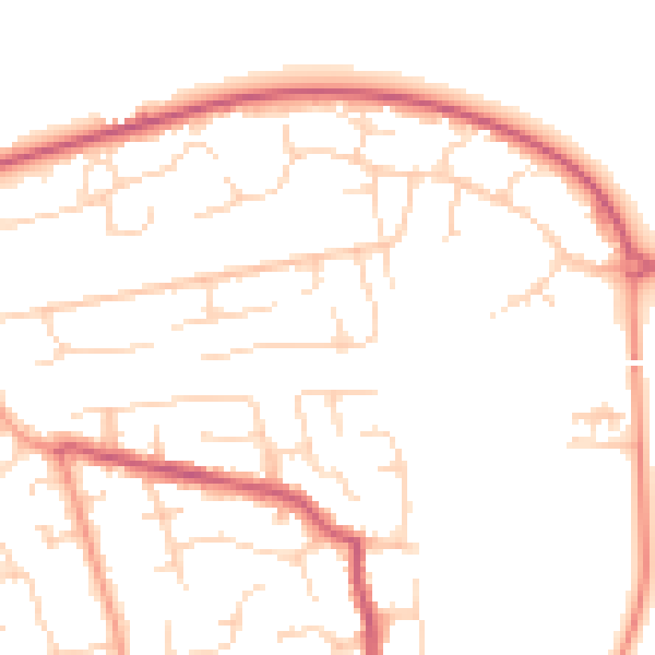 Daytime road noise heatmap for CM3 5PD