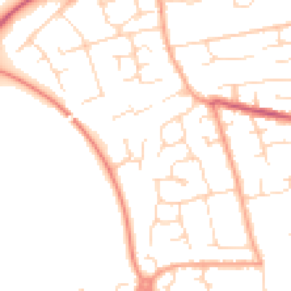Daytime road noise heatmap for CM3 5RF
