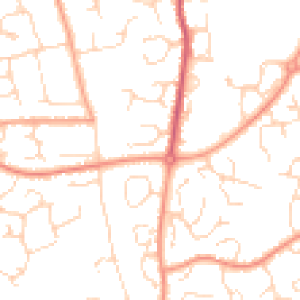 Daytime road noise heatmap for CM3 5SR