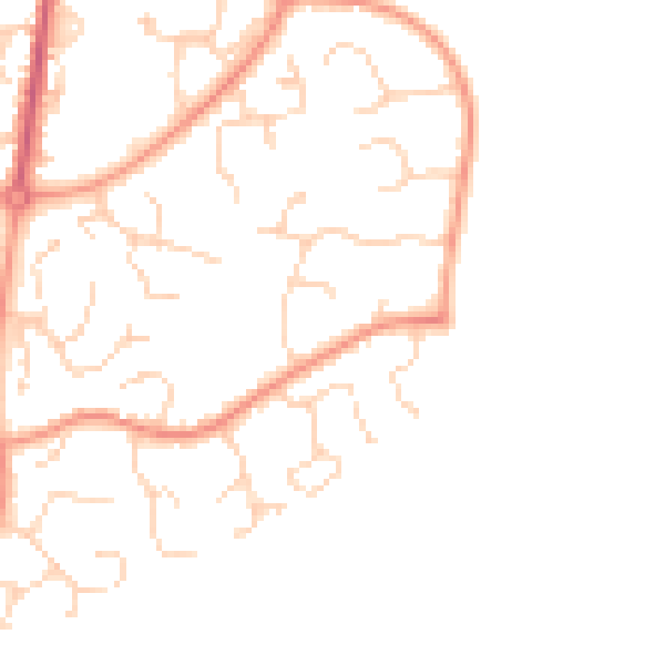 Daytime road noise heatmap for CM3 5YX