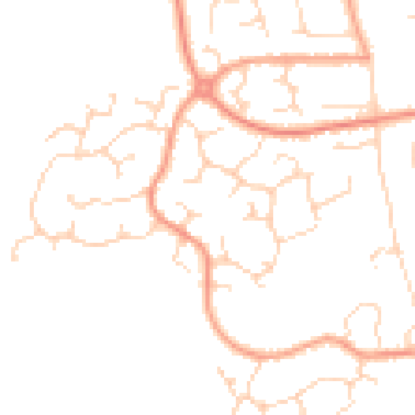 Daytime road noise heatmap for CM3 5ZJ