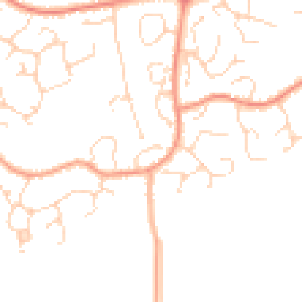 Daytime road noise heatmap for CM3 5ZN