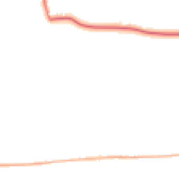 Night-time road noise heatmap for CM3 6BS