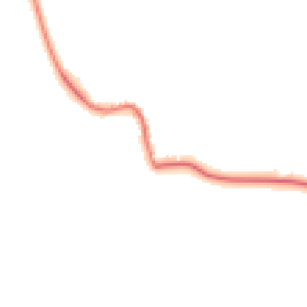Night-time road noise heatmap for CM3 6BX