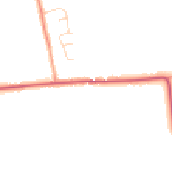 Daytime road noise heatmap for CM3 6DP