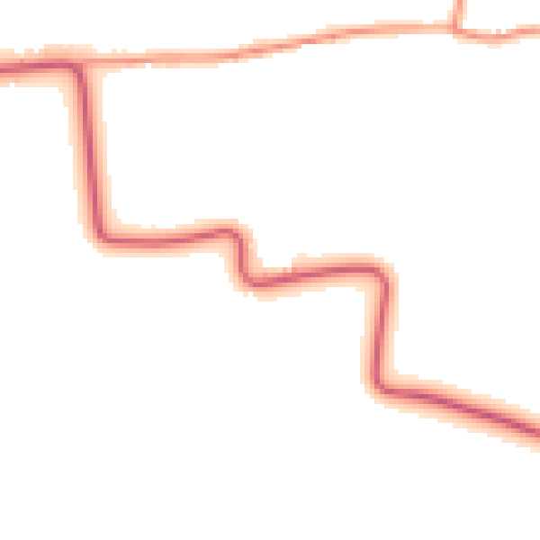 Daytime road noise heatmap for CM3 6DT