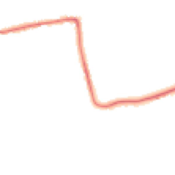 Night-time road noise heatmap for CM3 6FN