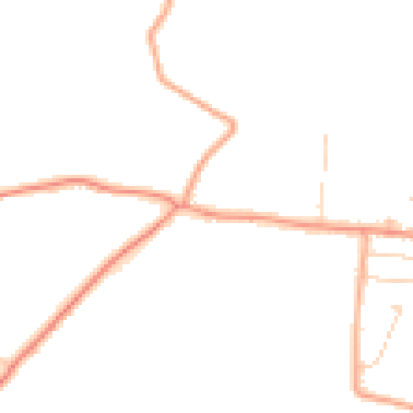 Daytime road noise heatmap for CM3 6GN
