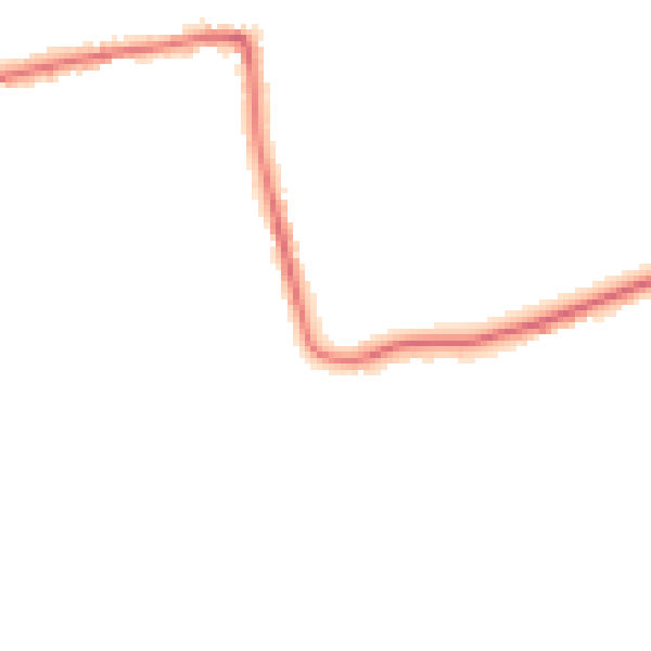 Night-time road noise heatmap for CM3 6GQ