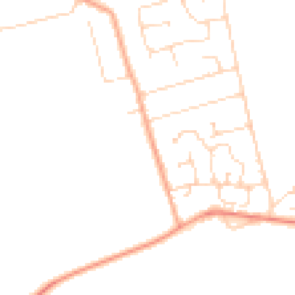 Daytime road noise heatmap for CM3 6GT