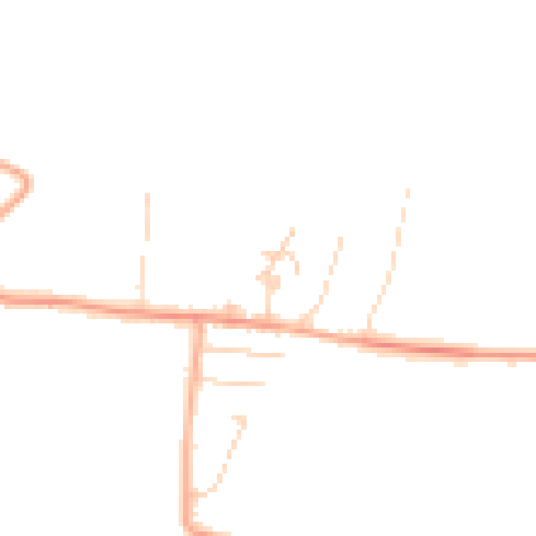 Daytime road noise heatmap for CM3 6JD