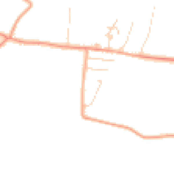 Daytime road noise heatmap for CM3 6JE