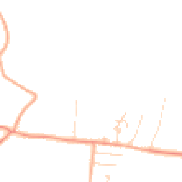 Daytime road noise heatmap for CM3 6JF
