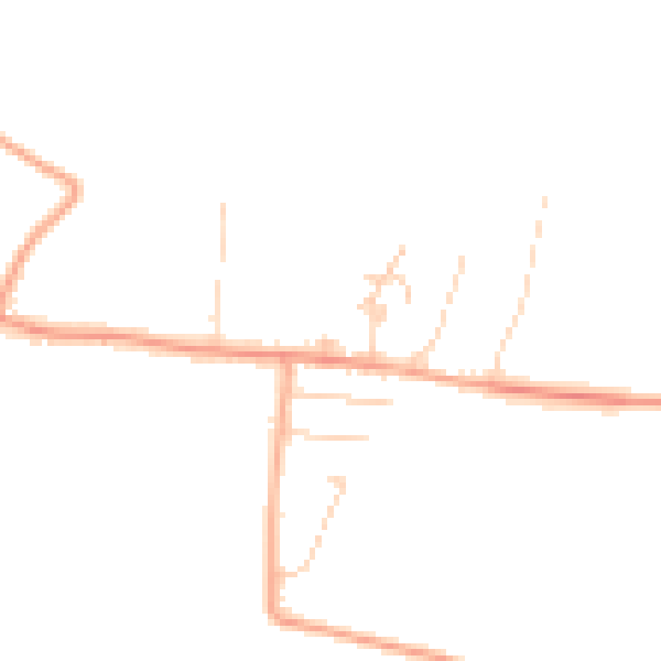 Daytime road noise heatmap for CM3 6JL