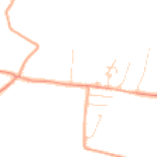Daytime road noise heatmap for CM3 6JN