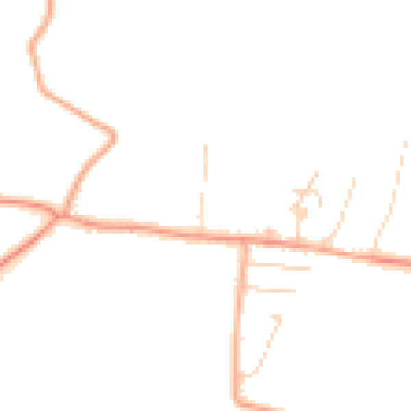 Daytime road noise heatmap for CM3 6JQ
