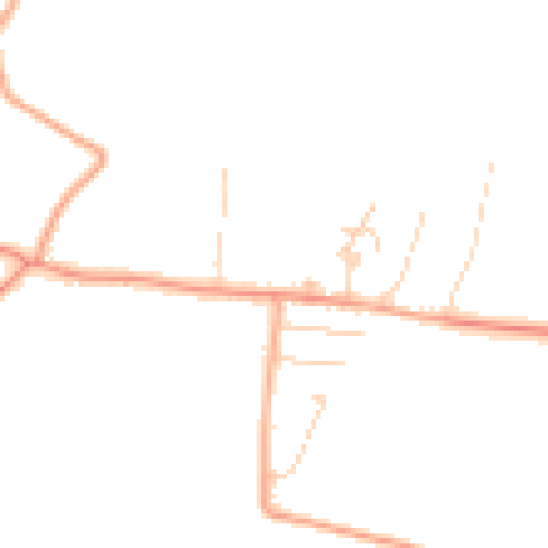 Daytime road noise heatmap for CM3 6JW