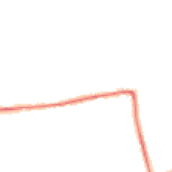 Night-time road noise heatmap for CM3 6LJ