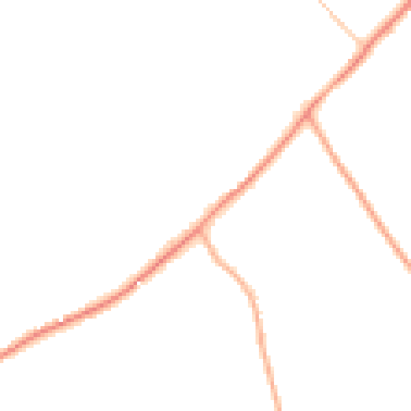 Daytime road noise heatmap for CM3 6RY