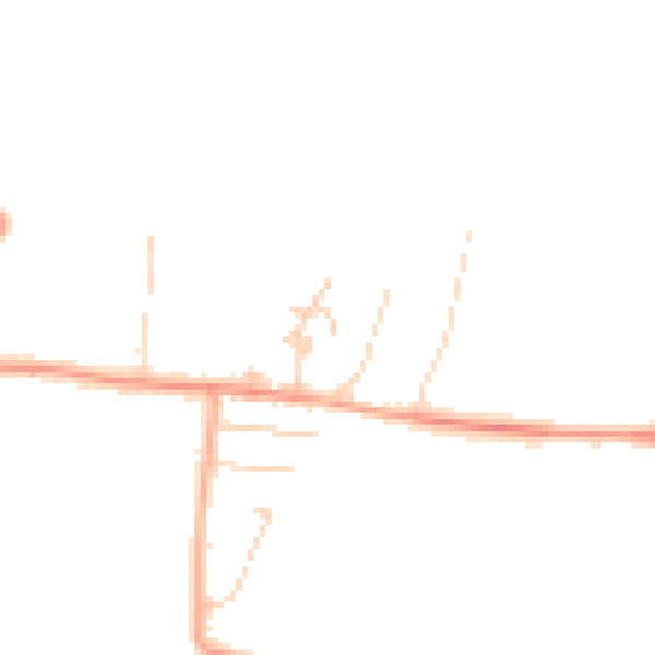 Daytime road noise heatmap for CM3 6SY