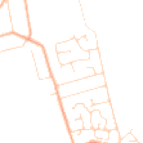 Daytime road noise heatmap for CM3 6TH