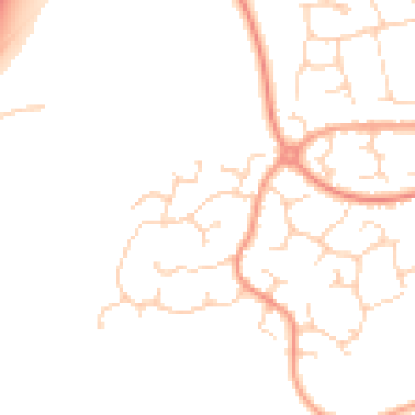 Daytime road noise heatmap for CM3 7AE