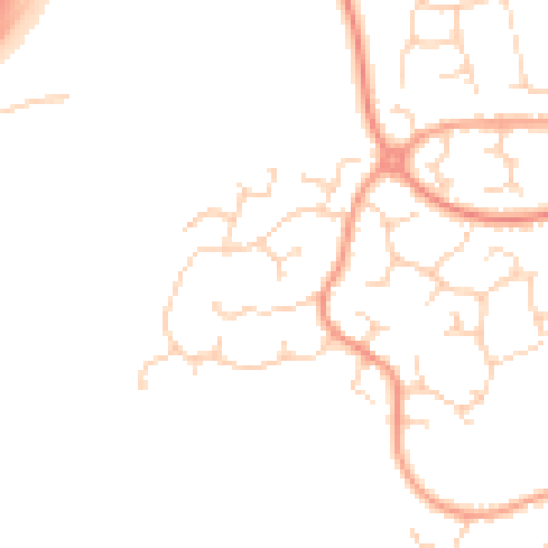 Daytime road noise heatmap for CM3 7AG