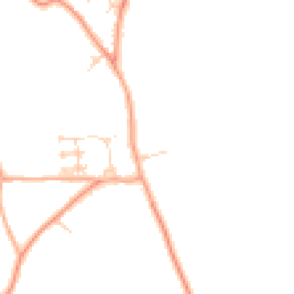 Daytime road noise heatmap for CM3 8AA