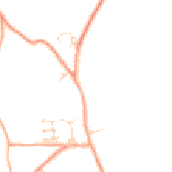 Daytime road noise heatmap for CM3 8AF