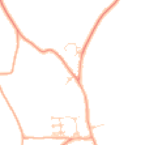 Daytime road noise heatmap for CM3 8AG