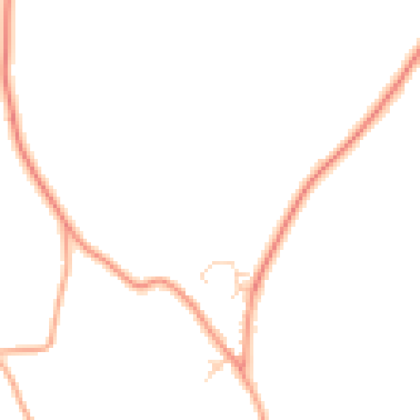 Daytime road noise heatmap for CM3 8AW
