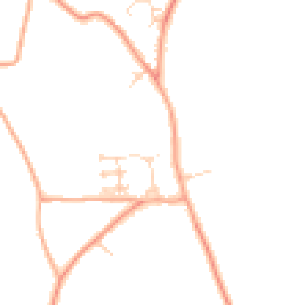 Daytime road noise heatmap for CM3 8AZ