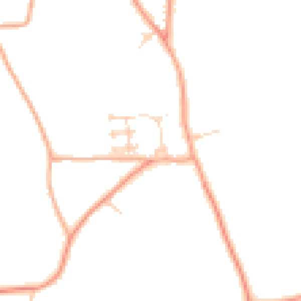 Daytime road noise heatmap for CM3 8BA