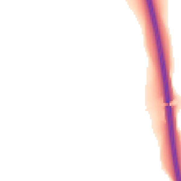 Night-time road noise heatmap for CM3 8DE