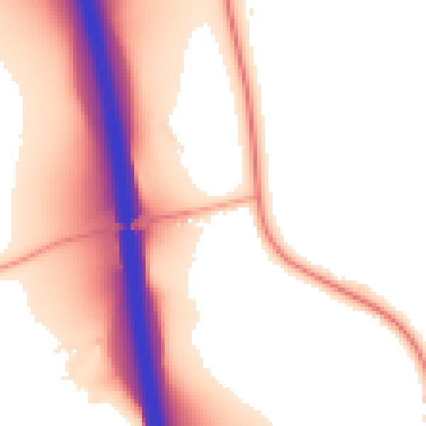Daytime road noise heatmap for CM3 8DH