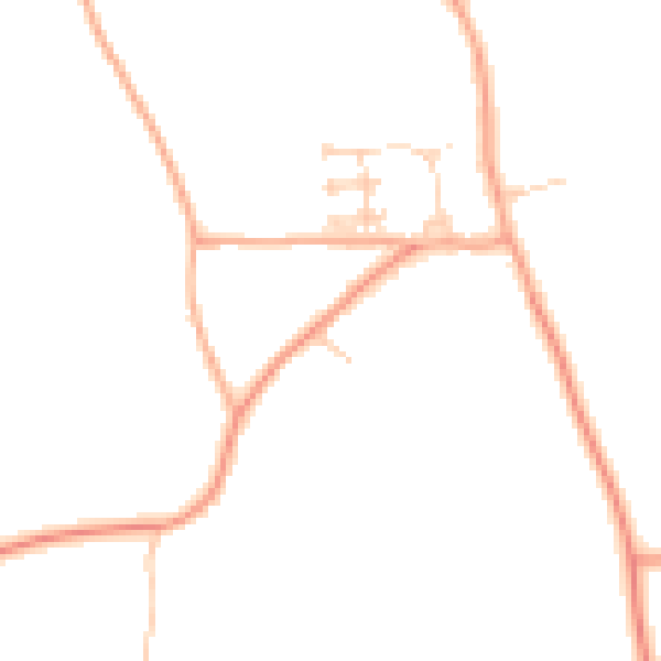 Daytime road noise heatmap for CM3 8GF