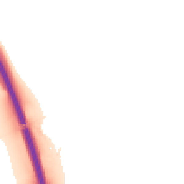 Night-time road noise heatmap for CM3 8JP