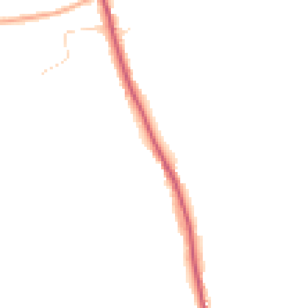 Daytime road noise heatmap for CM3 8RN
