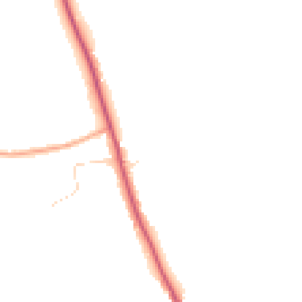 Daytime road noise heatmap for CM3 8RR