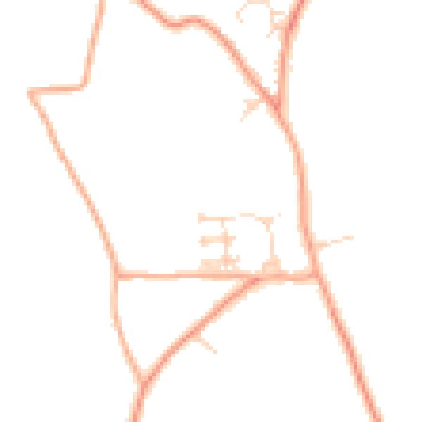 Daytime road noise heatmap for CM3 8UT