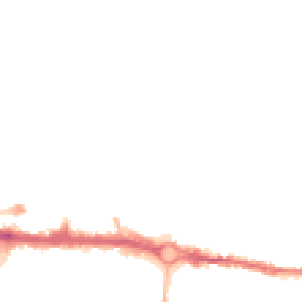Night-time road noise heatmap for CO1 1DN