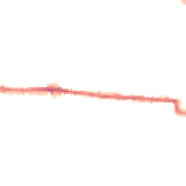 Night-time road noise heatmap for CO1 2LS