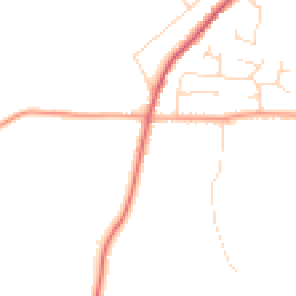 Daytime road noise heatmap for CO2 0EN