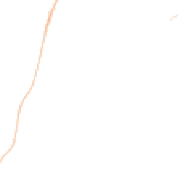 Night-time road noise heatmap for CO2 0JL