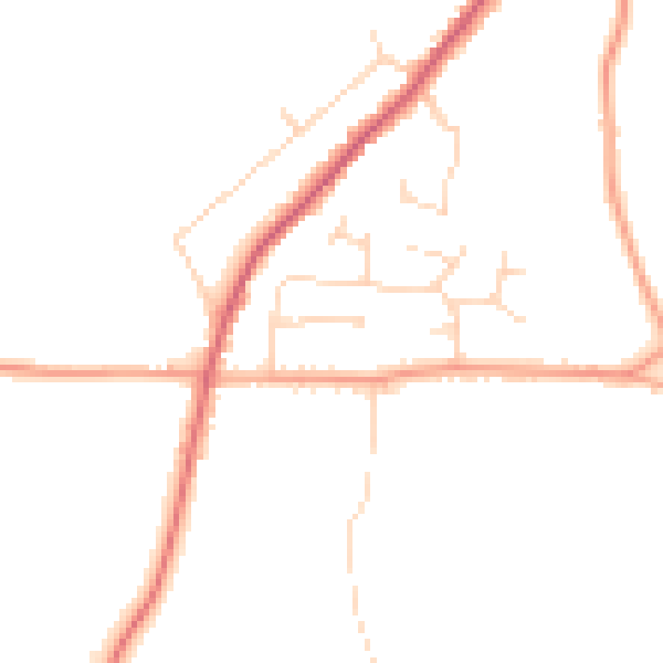 Daytime road noise heatmap for CO2 0JR
