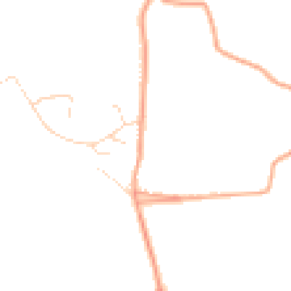 Daytime road noise heatmap for CO2 0NL