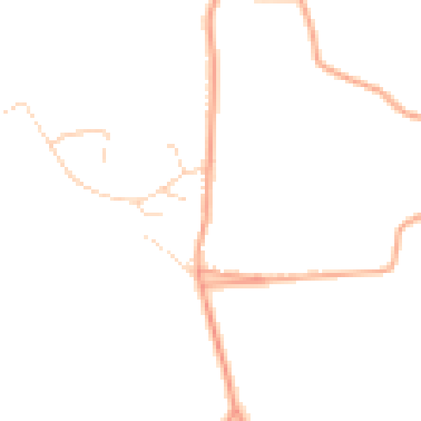Daytime road noise heatmap for CO2 0NN