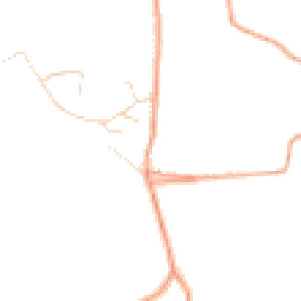 Daytime road noise heatmap for CO2 0NP